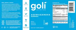 Label for Ashwagandha Gummies
