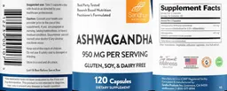Label for Ashwagandha 950 mg