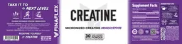 Label for Creatine Unflavored