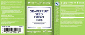 Grapefruit Seed Extract 125 mg