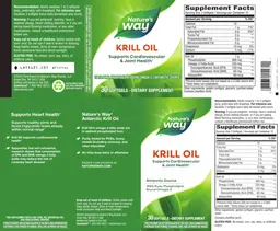 Label for Krill Oil
