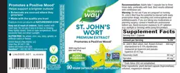 Label for St. John's Wort 300 mg