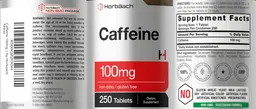 Label for Caffeine 100 mg