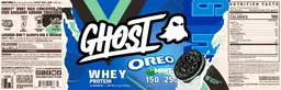 Label for Whey Protein Oreo Mint
