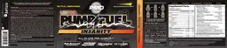 Label for Ultra Pump Fuel v.5 Insanity Tropical Orange Mango