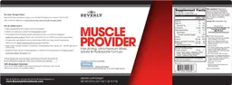 Label for Muscle Provider Vanilla Flavor