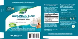 Label for Garlinase 5000 320 mg