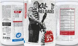 Label for Kill It Reloaded Blue Raspberry