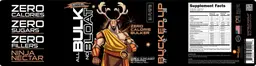Label for All Bulk No Bloat Ninja Nectar