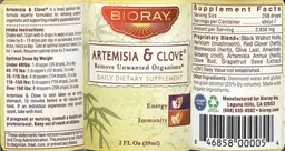 Label for Artemisia & Clove