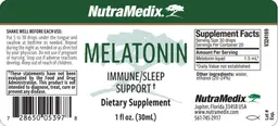 Label for Melatonin