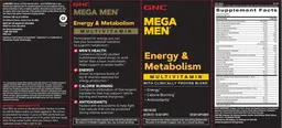 Label for Energy & Metabolism