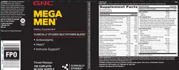 Label for Mega Men