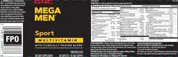 Label for Sport Multivitamin