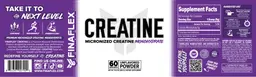 Label for Creatine Unflavored