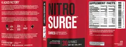 Label for Nitrosurge Shred Watermelon