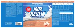 Label for 100% Casein Protein Peach-Mascarpone Cream