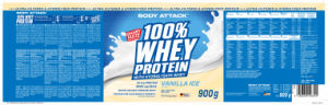 100% Whey Protein Vanilla Ice Flavour