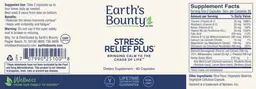 Label for Stress Relief Plus