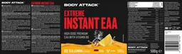 Label for Extreme Instant EAA Ice Tea Lemon Flavour