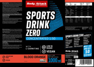 Sports Drink Zero Blood Orange Flavour