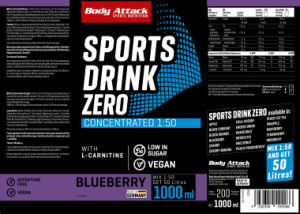 Sports Drink Zero Blueberry Flavour