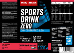 Sports Drink Zero Cherry-Banana Flavour