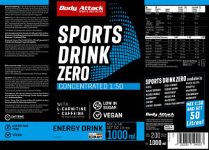 Sports Drink Zero Energy Drink Flavour