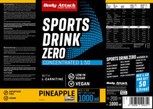 Sports Drink Zero Pineapple Flavour