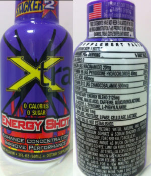 Xtra Energy Shot Grape Flavor