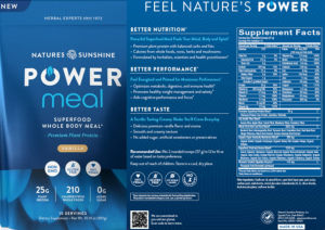 Label for Power Meal Vanilla