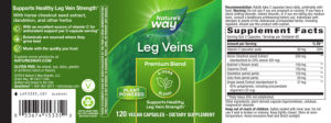 Label for Leg Veins