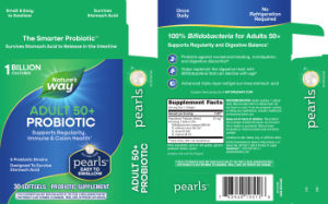Adult 50+ Probiotic Pearls 1 Billion