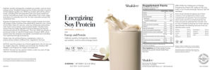 Energizing Soy Protein Natural Vanilla