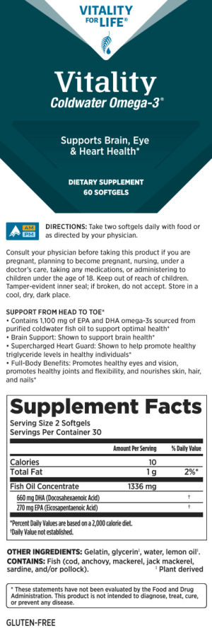 Vitality Coldwater Omega-3