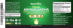 Premium Ashwagandha 1600 mg