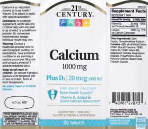 Calcium 1000 mg