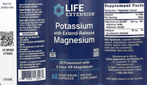 Potassium with Extend-Release Magnesium