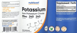 Potassium 99 mg