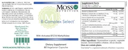 Label for B-Complex Select