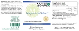 Label for Magnesium Select