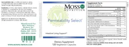Label for Permeability Select