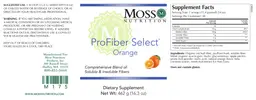 Label for ProFiber Select Orange