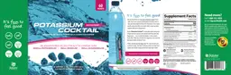 Label for Potassium Cocktail Blue Raspberry Sugar-Free