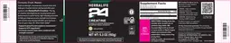 Label for Creatine Unflavored
