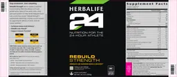 Label for Rebuild Strength Vanilla Ice Cream