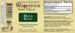 Label for Maca Root