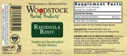 Label for Rhodiola Root