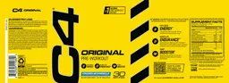 Label for C4 Original Frozen Bomsicle