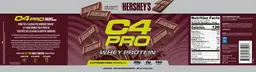 Label for C4 Pro Whey Protein Hershey's Milk Chocolate